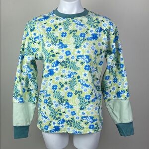 Vintage Colorblock Fleece Sweatshirt